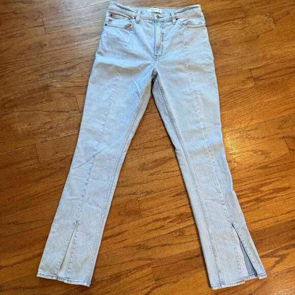 Abercrombie & Fitch US 10 Long - The Skinny High Rise - NWOT - 11.5" Rise - Picture 1 of 6